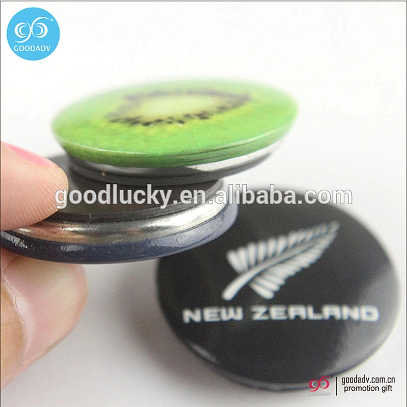 Custom design advertising promotional magnets round tin fridge magnet sticker