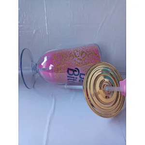High Heel Plastic Tumbler Plastic Cup