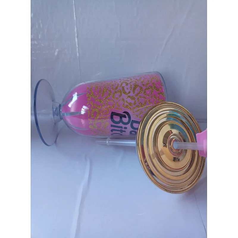 High Heel Plastic Tumbler Plastic Cup