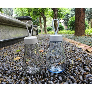 BPA Free 14oz Portable Travel Plastic Bottle The Light Bulb Shape Cup for Wedding Souvenirs