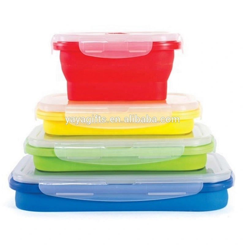 silicone meal food container silicone lunch box