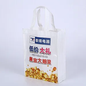 White nonwoven bag supermarket used wholesale