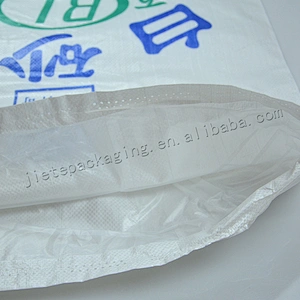 Top sale white virgin plastic pp woven sugar packing bag 50kg