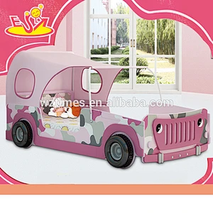 2018 wholesale wooden children car bed high quality wooden children car bed best sale wooden children car bed W08A032