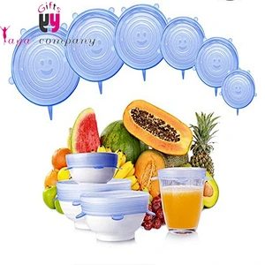 Factory directly selling Silicone food cover Silicone stretch Lids