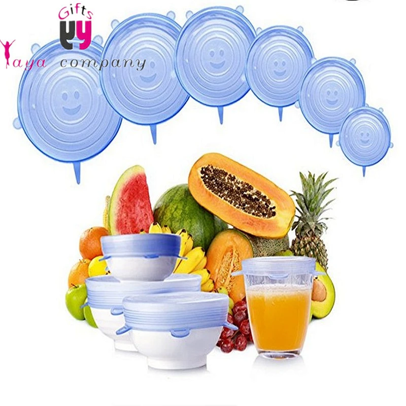 Factory directly selling Silicone food cover Silicone stretch Lids