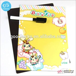 christmas promotions kid's earser marker pen writing board/memo board magnet