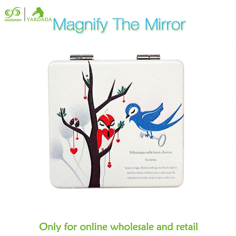 2018 the new design of the square couple pattern, the men and women give holiday gifts, noble and temperament mirror.