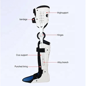 Adjustable Ankle knee foot Orthosis brace