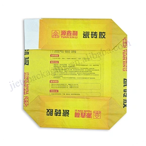 Customzied stand up kraft paper cement bag for wall putty powder,dry mortar,tile adhesive,gypsum