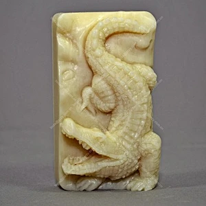 Crocodile Pattern soap mould Silicone candle Mold Cake Handmade Aroma Stone molds