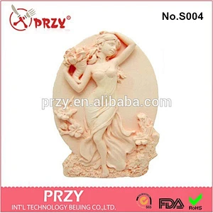 2015 DIY handmade beautiful girl silicone molds for soap making