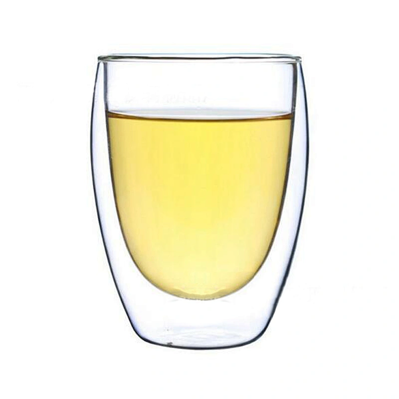 China Supplier in-stock Double Wall Glass Cup Tea Milk Juice Beer Coffee Cup Promotional Gift for Father's Day and Mother's Day