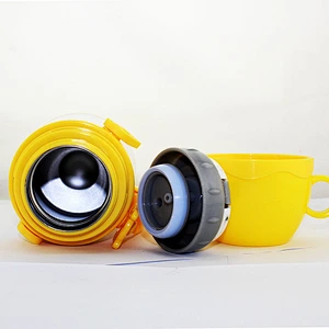 Novel Style Vacuum Flask Double Wall Coffee Mugs Stainless Steel Vacuum Cup Large Caliber Children's Water Bottle