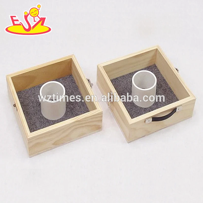 hottest sale kids garden wooden washers game for wholesale W01A211