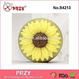 S4213 PRZY Sun flower II - Handmade Silicone Soap Mold Candle Mould Diy Craft Molds custom silicone soap molds