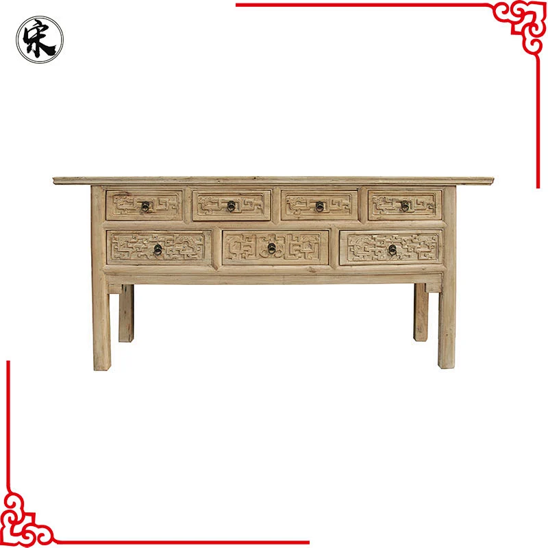 chinese reclaimed solid wood pine furniture & kitchen table