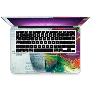 Customized Design die cut sticker skin for macbook pro 13 15 with touch bar
