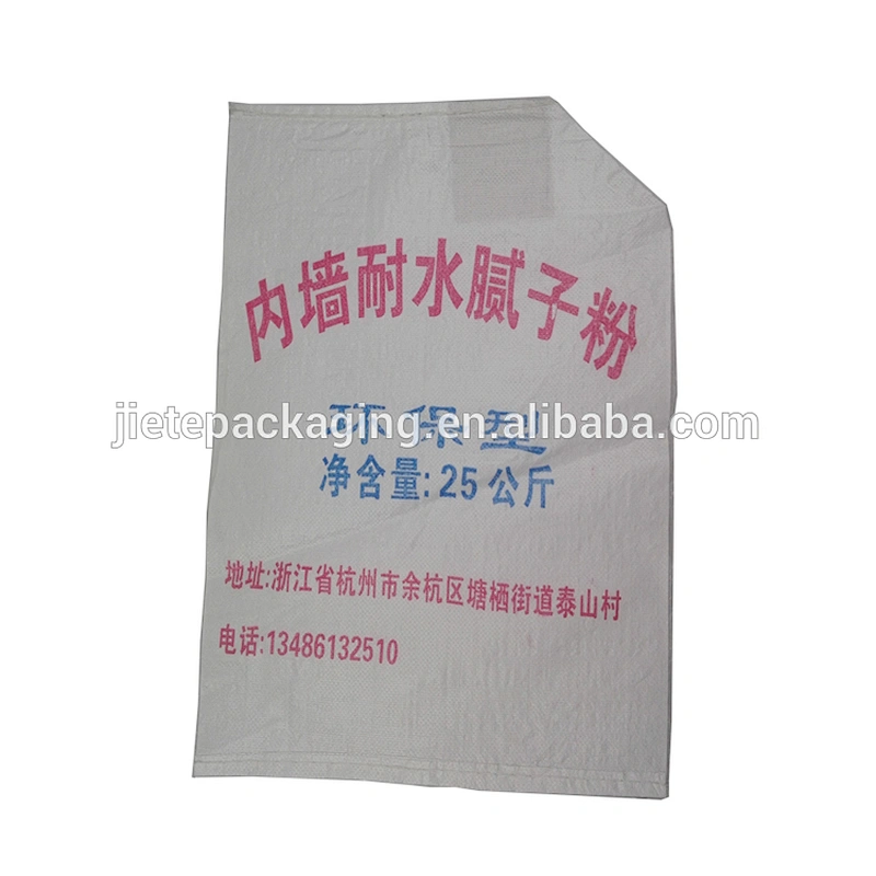 Industrial and building use cheap price custom order white pp woven cement packaging bag for mortar,tile adhesive