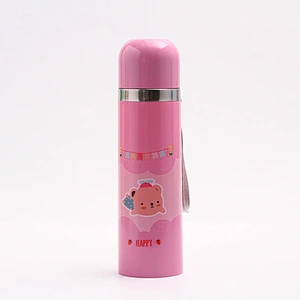 Guangzhou Factory Promotional 500 ml Cartoon Cute Vacuum Cup Customized Sport Water Bottle for Children