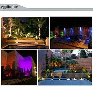 HOTOOK New Product 10W RGBW IP65 Lawn Light Outdoor Landscape Pathway Walkway Yard LED Garden Light For Decoration With Remote