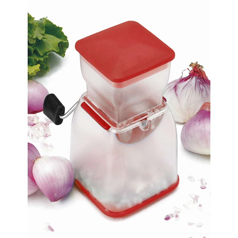 Kitchen help plastic vegetable onion garlic cutter chopper