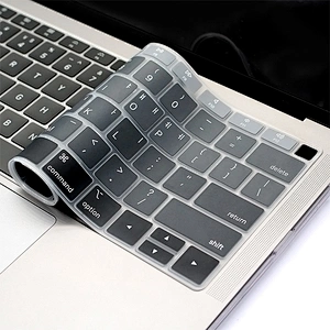 US Keyboard korean Waterproof Rainbow Silicone Laptop Keyboard Cover keyboard protector For MacBook Air 13