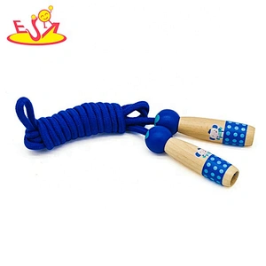 2019 Best quality speed wooden children jump rope for wholesale W01A328