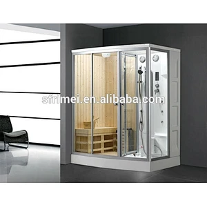 Traditional Portable Infrared Sauna Rooms 2 Person Steam Sauna Shower Cabin