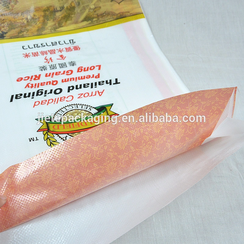 all kinds of plastic pp woven bags design 20kg of rice