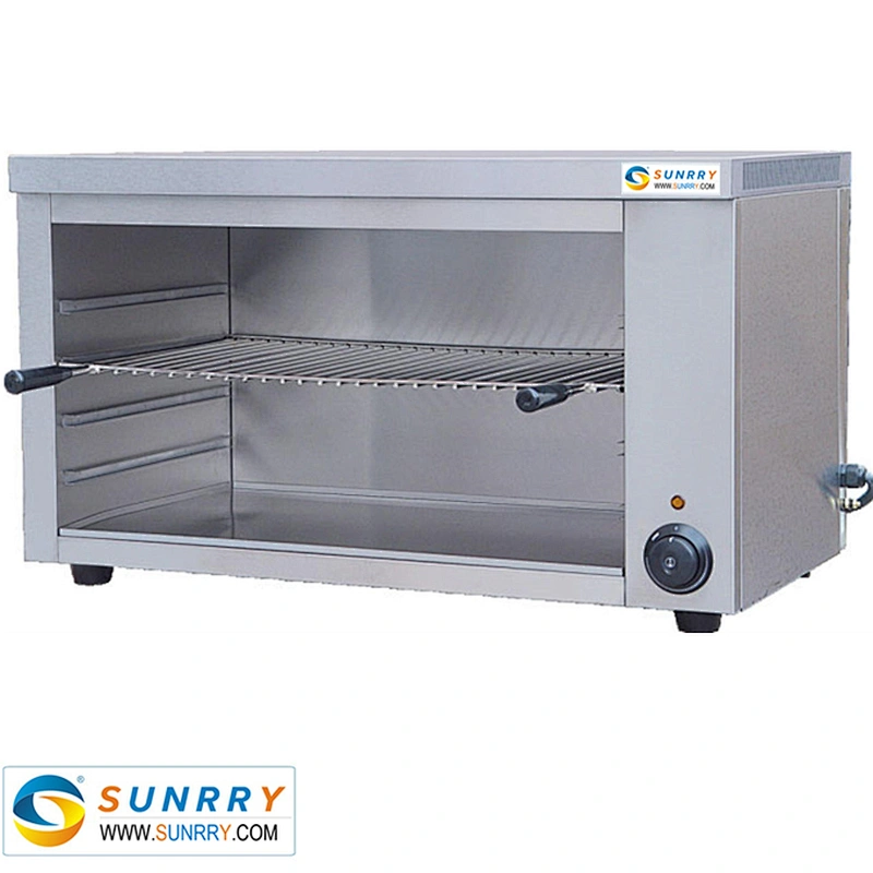 Commercial Stainless Steel Electric Sandwich Salamander Grill with One Switch