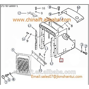 Bulldozer SD32 01011-82750 01010-51650 bolt 016443-32780 washer 171-50-10000 guar fence 23Y-50B-00003 175-54-21822 plate