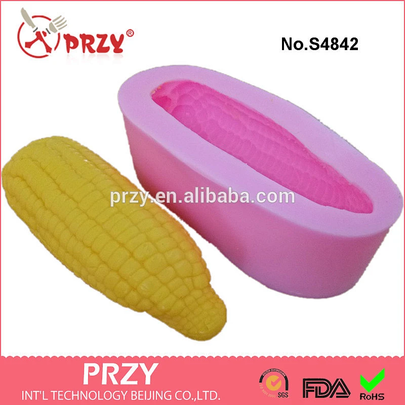 S4842 Household kitchen 100% Food grade silicone corn mold