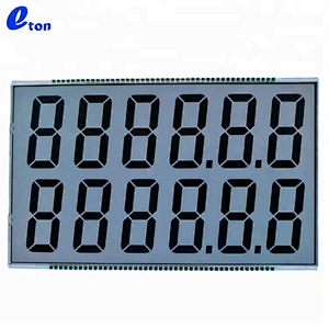 fuel dispenser 12 digits 7segment HTN lcd display