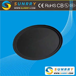 2018 high quality fashion style disposable plastic divided food tray for children