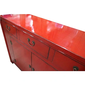 chinese antique oriental lacquer wooden storage buffet furniture