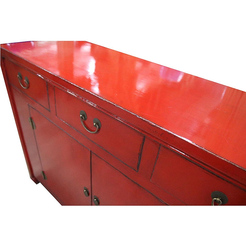 chinese antique oriental lacquer wooden storage buffet furniture