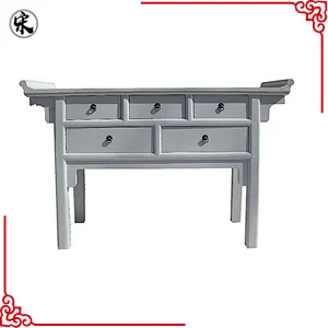 beijing chinese antique vintage industrial furniture, kitchen table