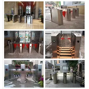 RFID Waist Height Reader Access Control Turnstile Barrier Gate