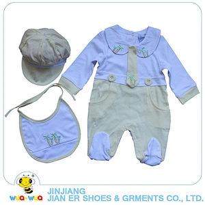 Customized logo new born baby boys cotton 4 pcs gift set