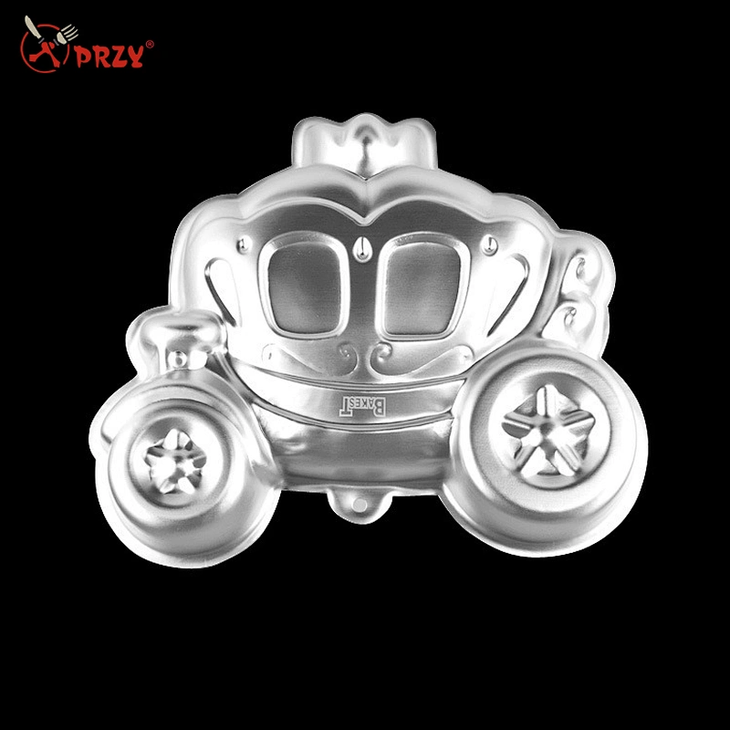 PR456 Princess car Vintage Aluminum Cake Pan Vintage Birthday Cake MoldAluminum Cake Pan Jelly Mould