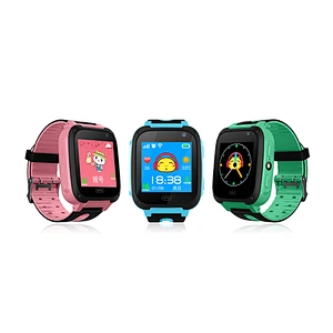 1.44 inch touch screen SOS Call GPS tracker Q9 kids smart watch with 400mAH big battery