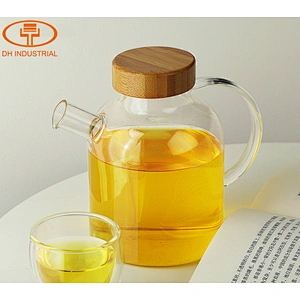 New style Guangzhou Wholesale price heat-resistant borosilicate glass tea pot