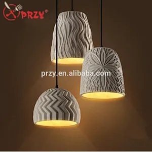 PRZY 2018 new creative Cement Art chandeliers silicone molds simple Cement Lampshade silicone Moulds