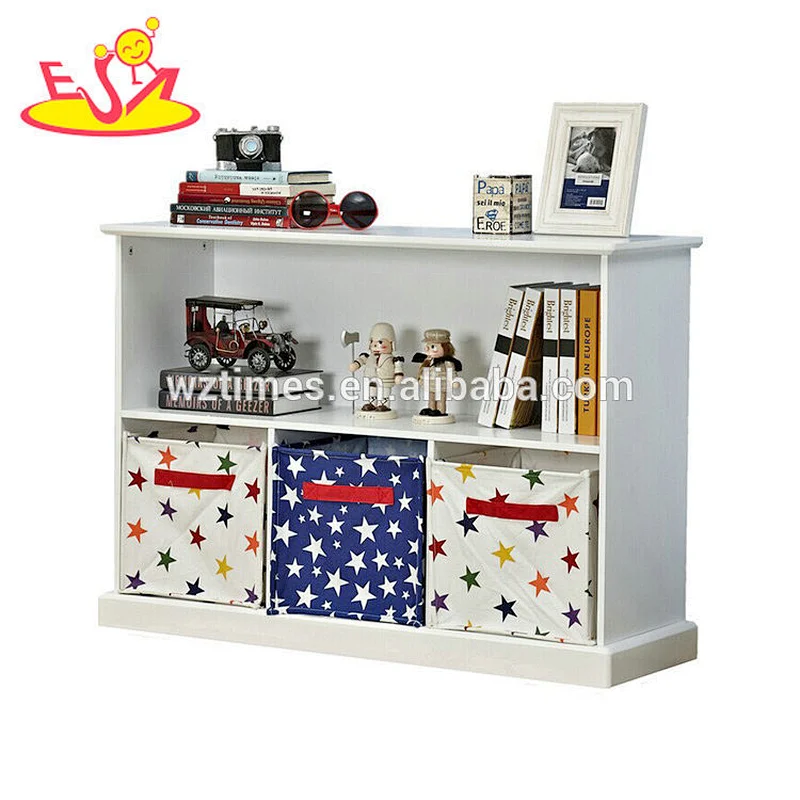 Wholesale New design wooden kids storage shelves for sale W08C239