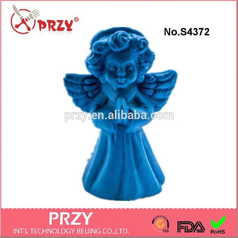S4372 Christmas Angel Soap Mold silicone 3d soap mould silicone mold for soap
