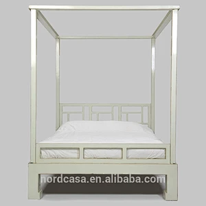 reclaimed elm wood antique style chinese canopy bed
