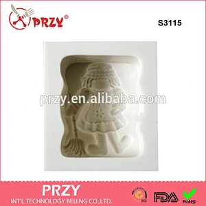 S3115 Country Doll Girl Silicone Soap Mold/ silicone mold