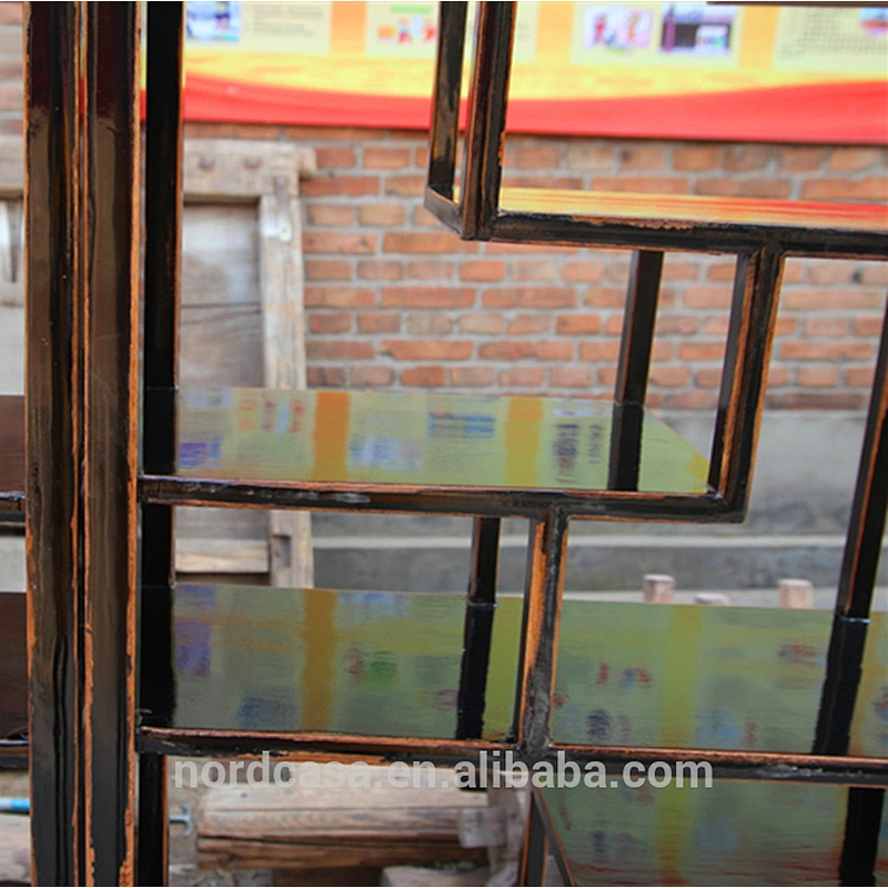 Chinese antique wooden bookshelf