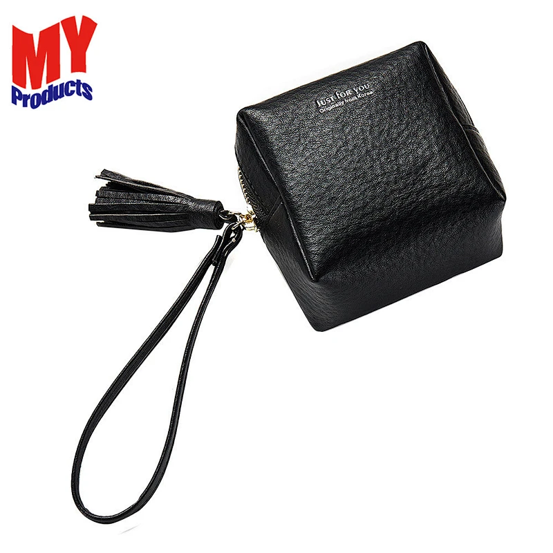 Custom hot selling soft pu leather coin purse wallet for women